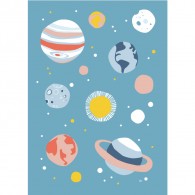 poster kinderkamer planeten